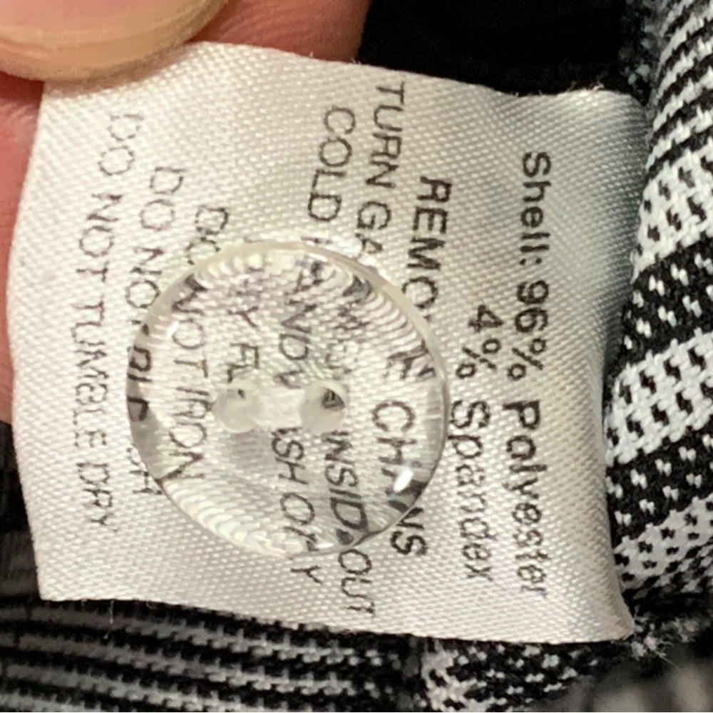 I.AM.GIA High Waist Plaid Cobain Pants Joggers Black White Tartan Women’s Size M - Picture 11 of 13